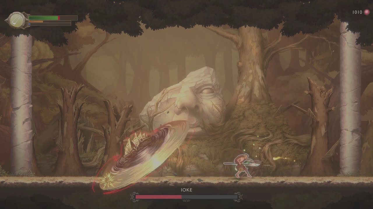 God of War Sons of Sparta: Young Kratos vs IOKE (4K HDR Boss Fight)