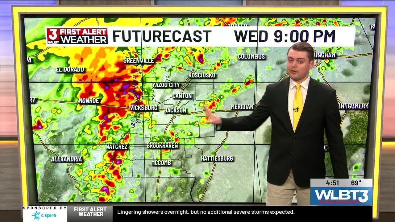 WLBT Morning forecast with Chase Franks