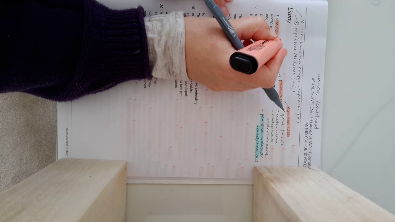 Y12 LangLit: Litany Annotations Stanzas 1 and 2