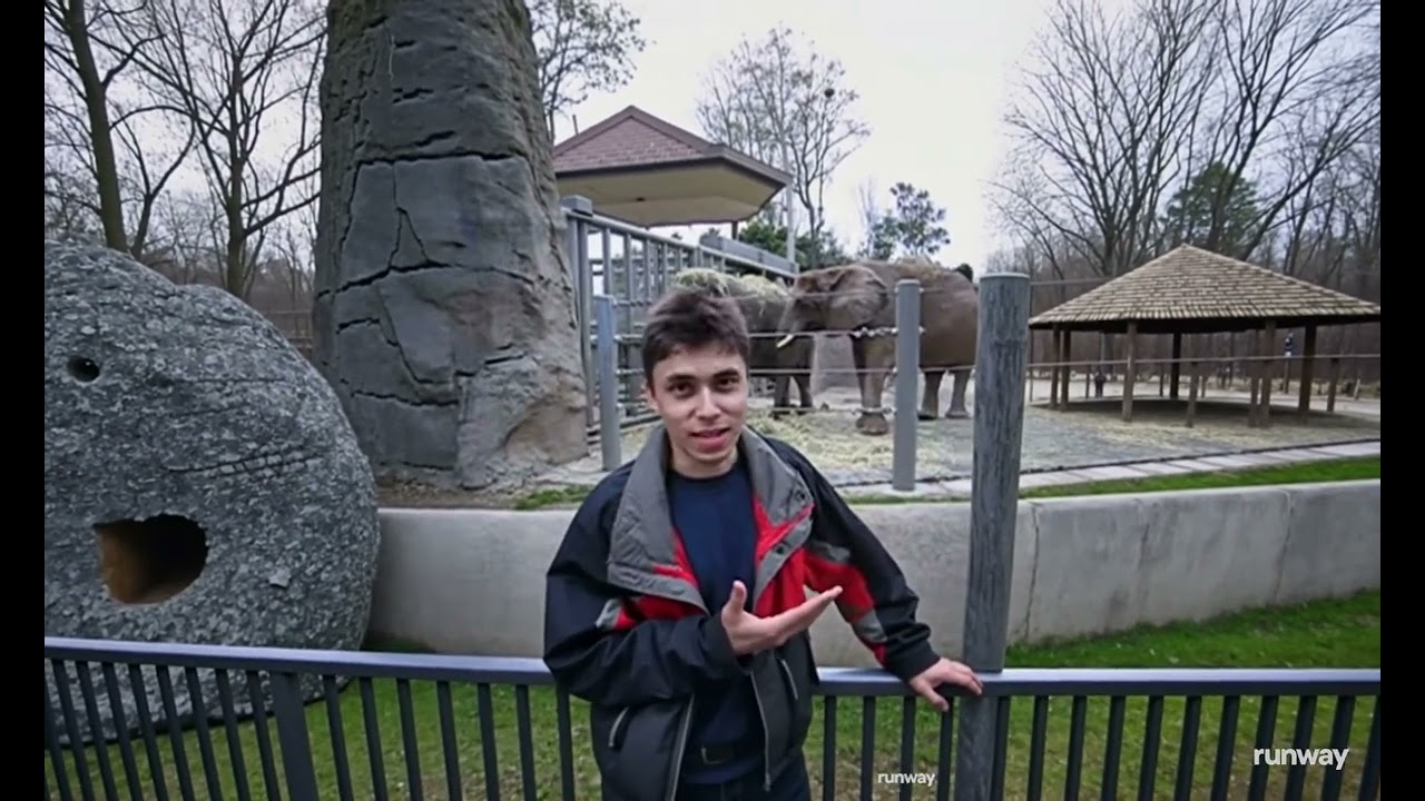Me at the zoo but it's expanded with AI (Runway Gen-3 Alpha)