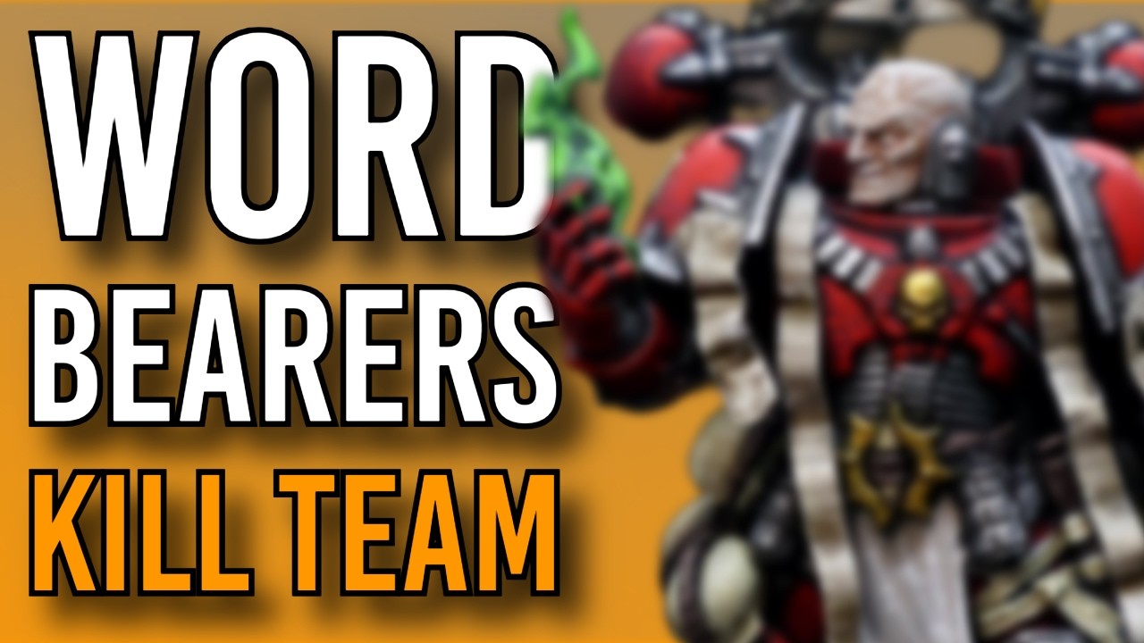 How I Made a Custom WORD BEARERS Kill Team