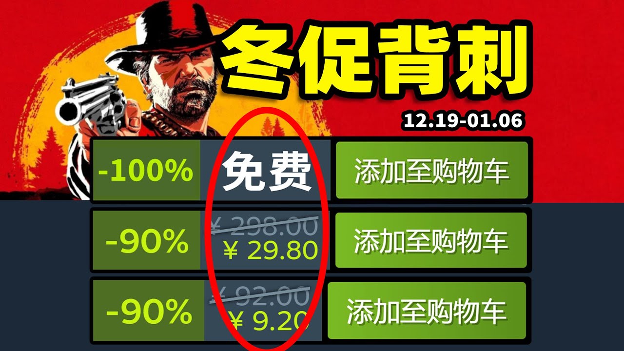 全年最猛的一集！疊加雙旦，史上最強冬促震驚全地球人！爆肝60款！Steam冬季特賣/冬季促銷史低遊戲推薦 12.19-1.06
