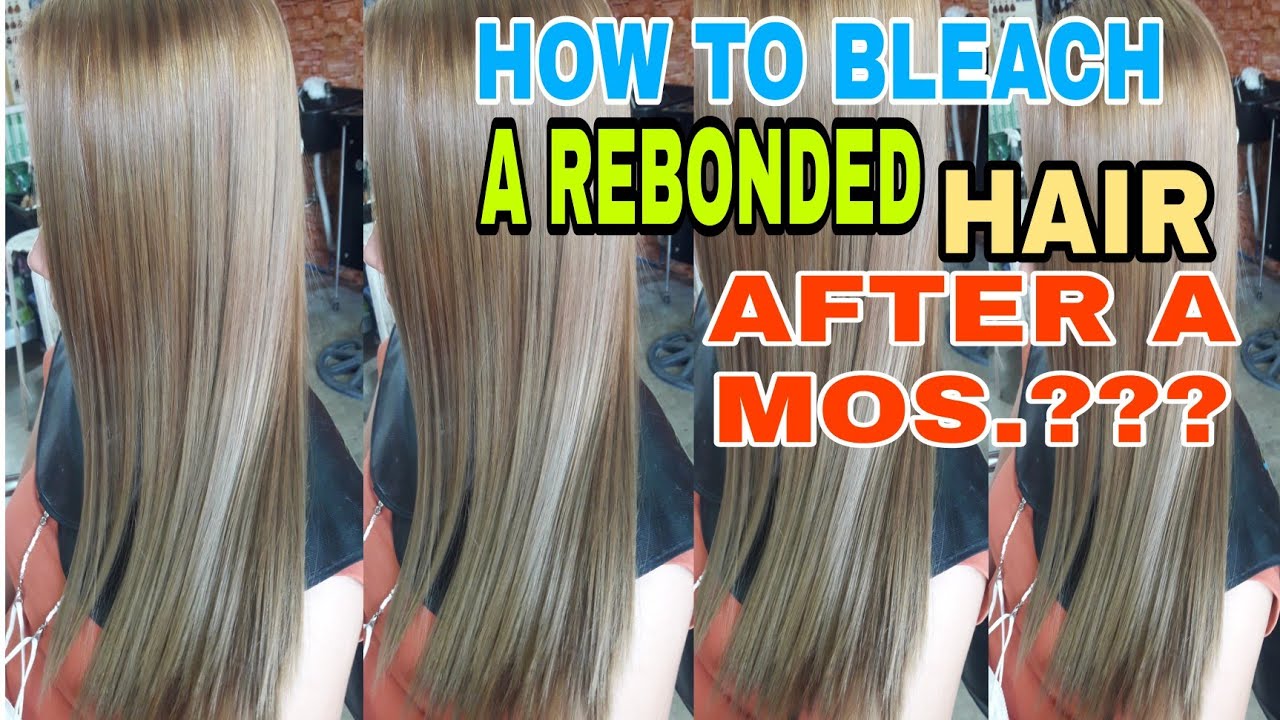 PWEDE BANG MAG PA BLEACH AT COLOR ANG REBONDED HAIR AFTER 1 MONTH NA PAG KAKA REBOND????//🇮🇹🇮🇹🇮🇹