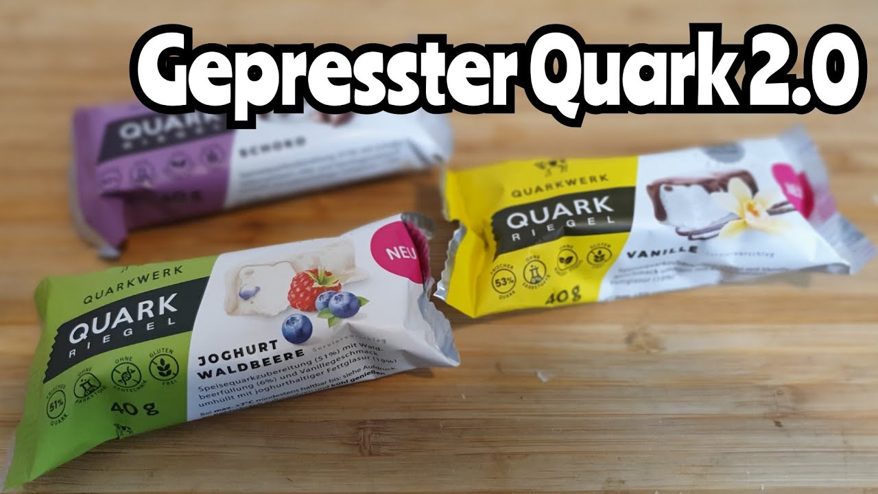 Quarkwerk Quarkriegel in drei Sorten | Wie sie mir schmecken