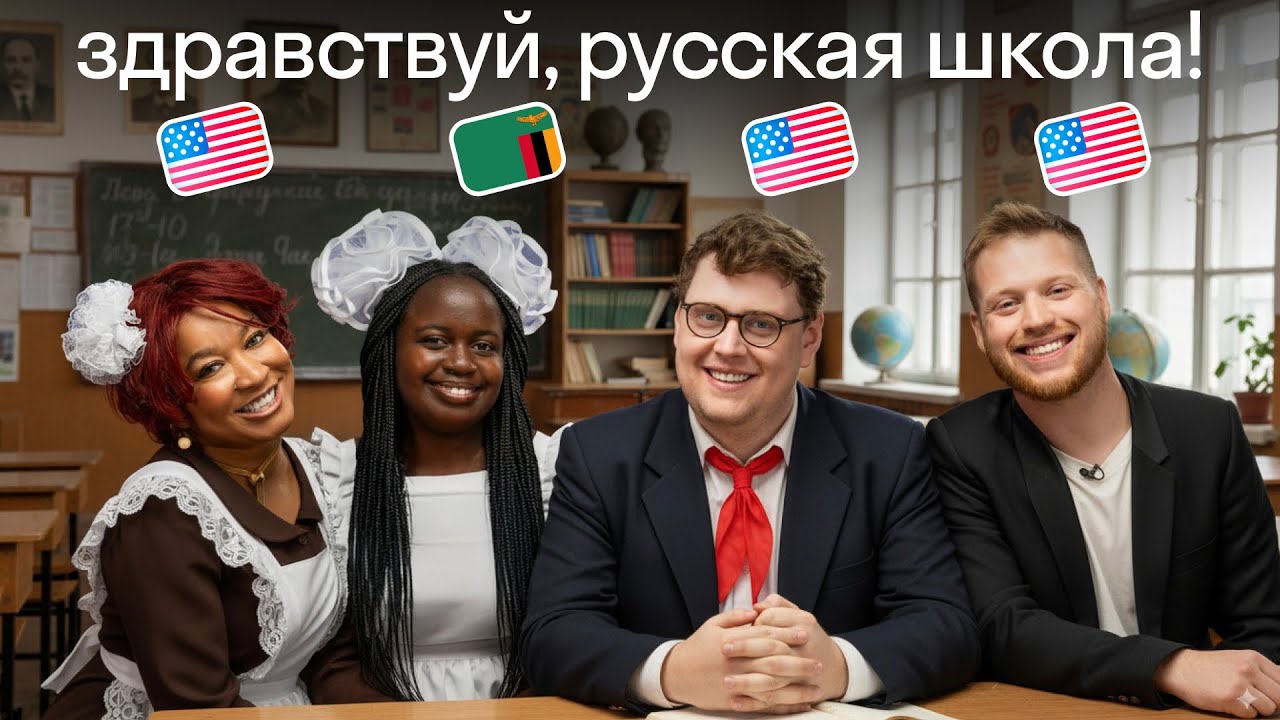 Иностранцы vs русские школьные будни 🎒😂 Что они думают о нашей школе?