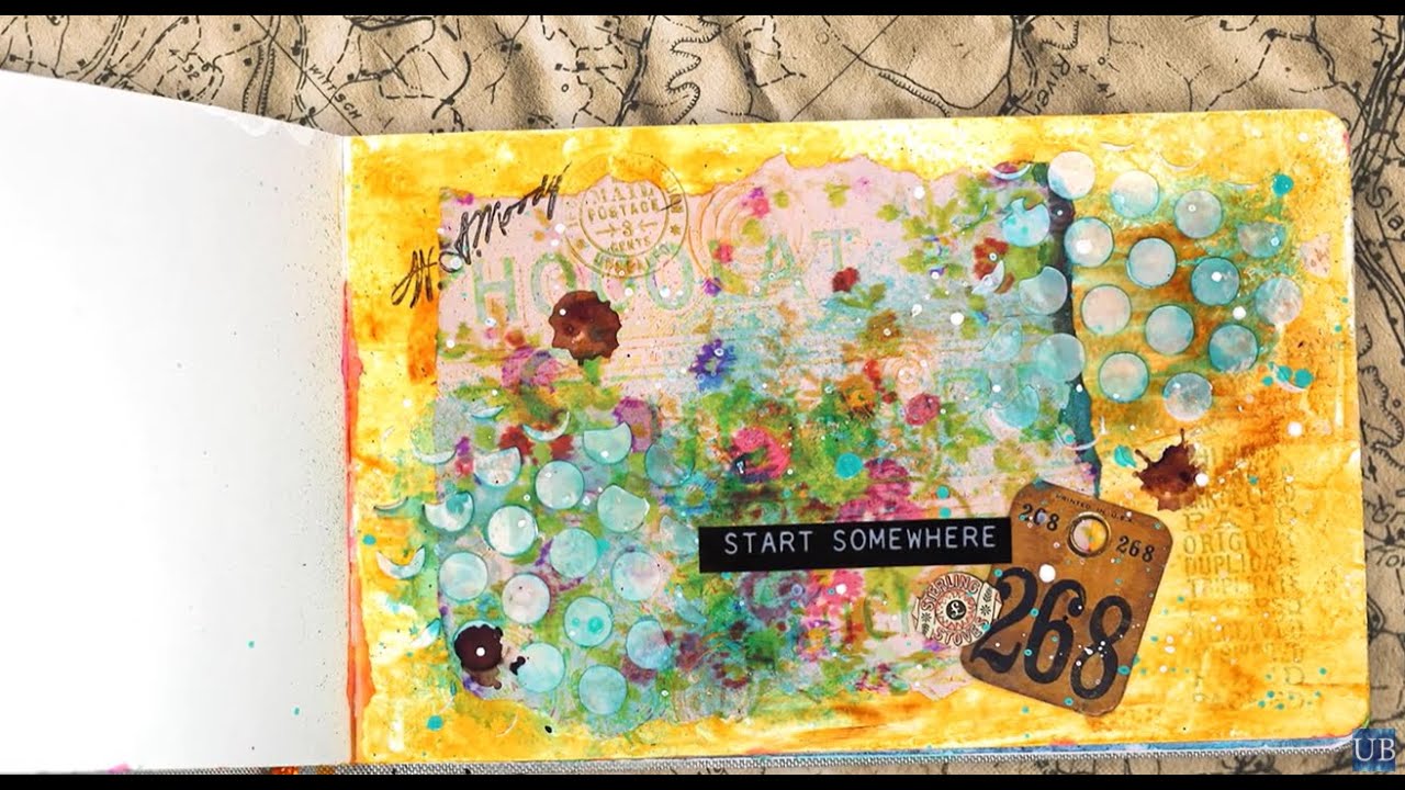 Art Journal Page Basics - My Go-to Formula