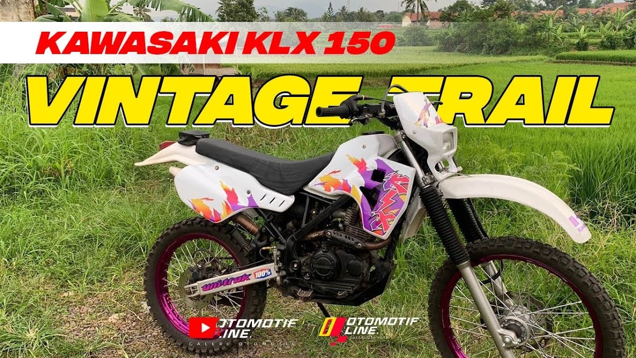 review MODIFIKASI KAWASAKI KLX 150 VINTAGE TRAIL ‼️
