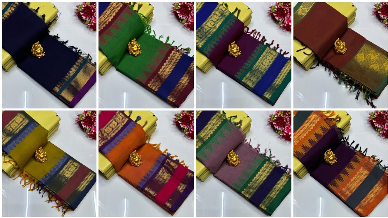 Special kanchicotton sarees ☎️ Whatsapp:8124904015 #purecotton #kanchicotton 