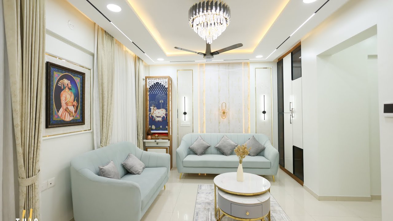 Luxury 2bhk interior walk through #theurbaninteriorcompany #tuic 