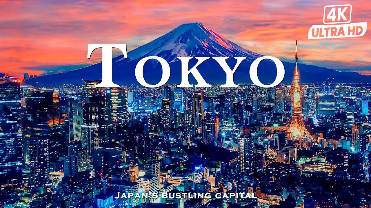 [4K] TOKYO DRONE VIEW - 11 Hours Drone Aerial Relaxation Film UHD | City Night 4K