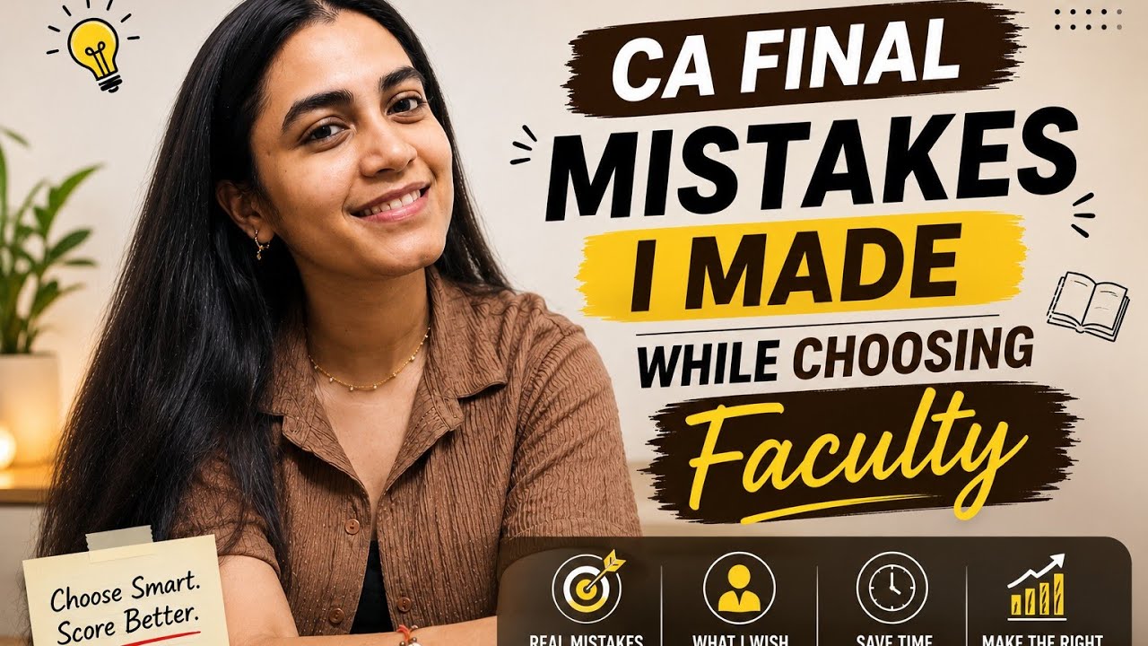 Best Faculty for CA Final | Subject-wise Recommendation