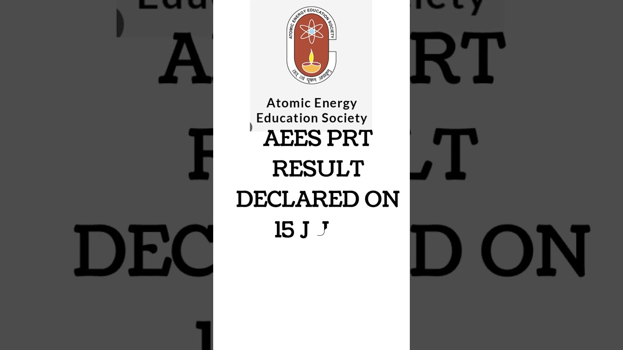 AEES PRT Result declared 