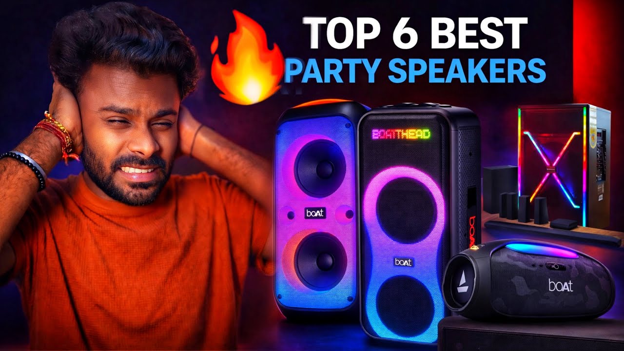 Best Party Speakers 2026 under ₹ 10000 🔥 | Budget to premium ! (boAt, Philips, Zebronics, Sony)