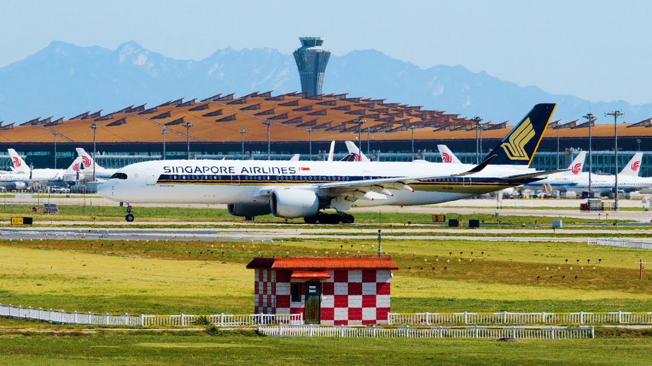 50 mins taking off, landing, and taxiing at 🇨🇳 Beijing Capital Airport