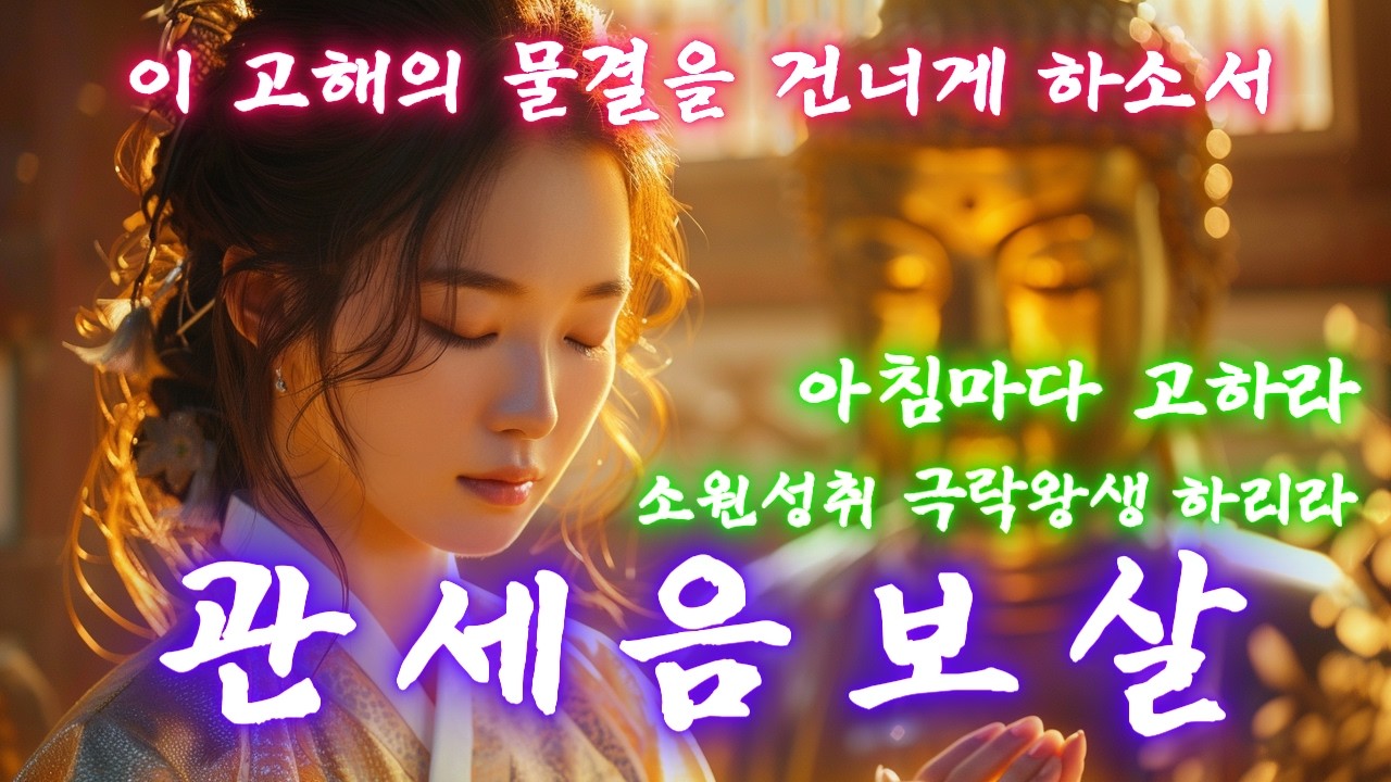 왜 이 진언을 듣고 눈물이 났을까..ㅣ관세음보살ㅣ불교음악ㅣ찬불가
