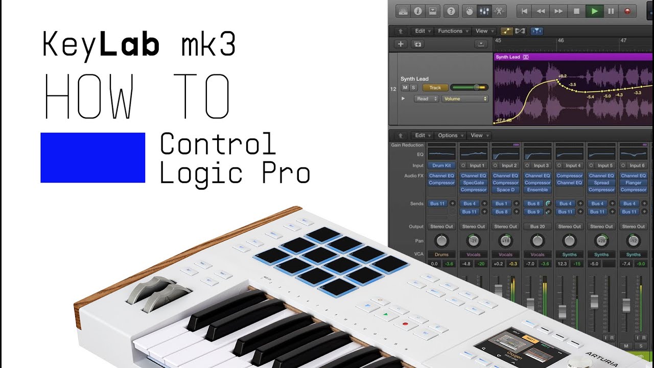 KeyLab mk3 | How to Control Logic Pro