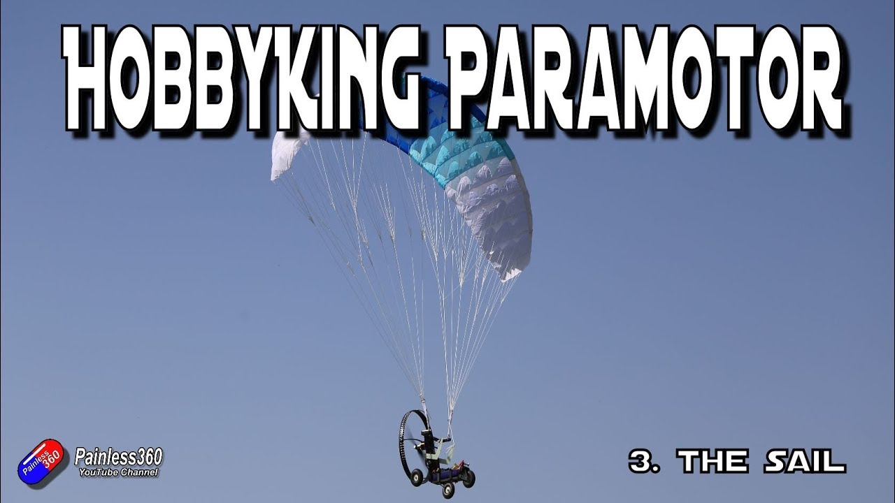 HobbyKing Paramotor Pt 3: Setting up and attaching the sail