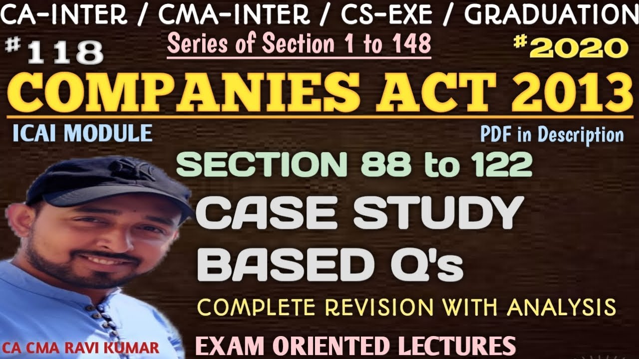 118 | SECTION 88 to 122, 