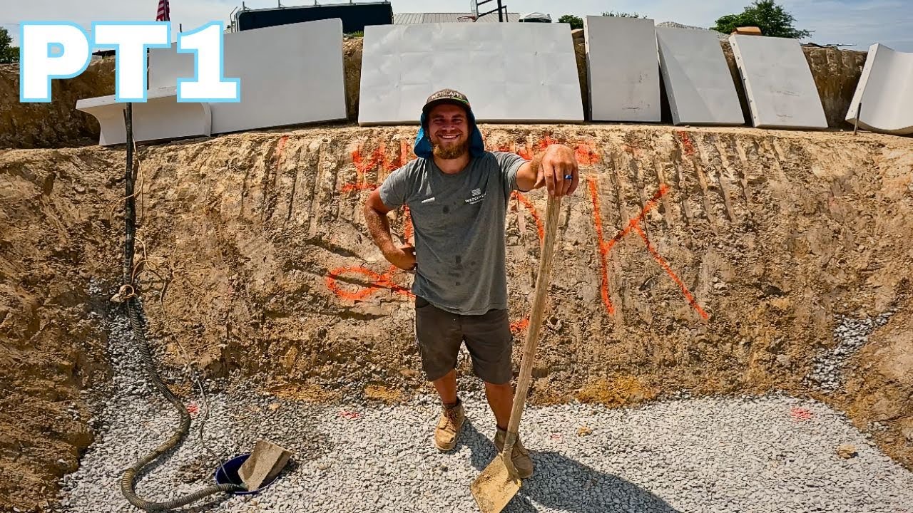 DIY Inground Swimming Pool | Pt1 Excavation Shaping walls the correct way [Build Series]