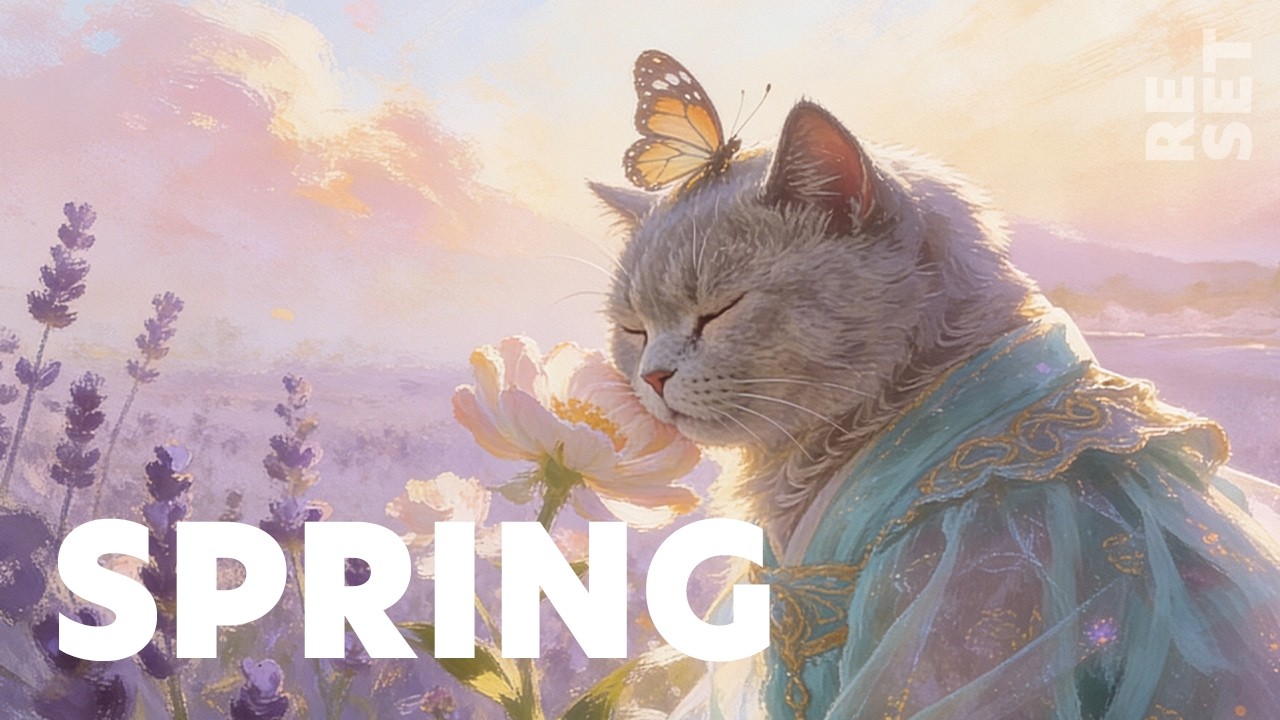 Spring Meditation 🌸 Nature Sounds & Slow Meditation Music for Relaxation
