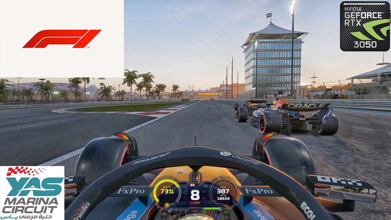 F1 25 Abu Dhabi - Lando Norris - Sprint Race 5 Laps - RTX 3050