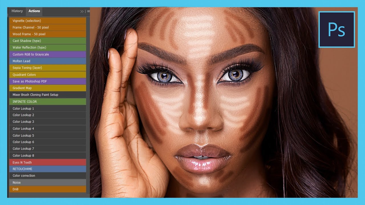 ЛУЧШИЙ СПОСОБ: Как создать эффект осветления и затемнения в Photoshop