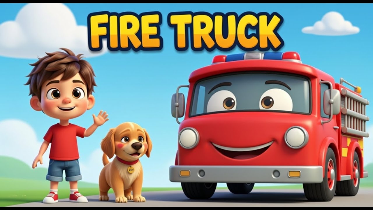 Leo and the Big Red Fire Truck 🚒 | Kids Cartoon