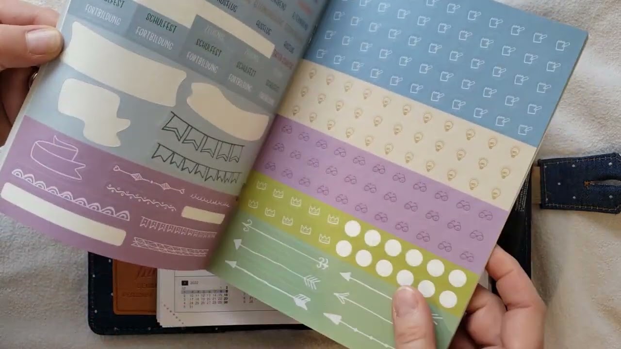 Alltagsplaner - Setup 2022 im Filofax personal (deutsch)