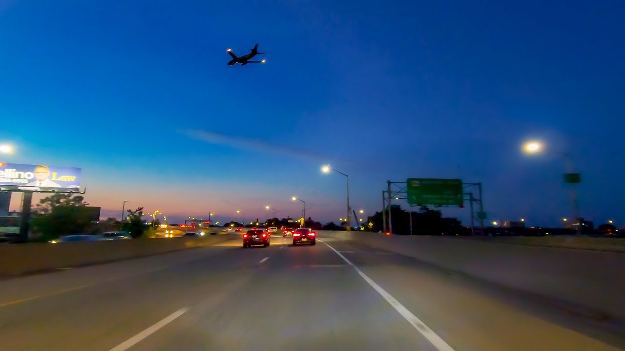 New York City Night Drive 4K | Exploring Queens At Sunset🗽