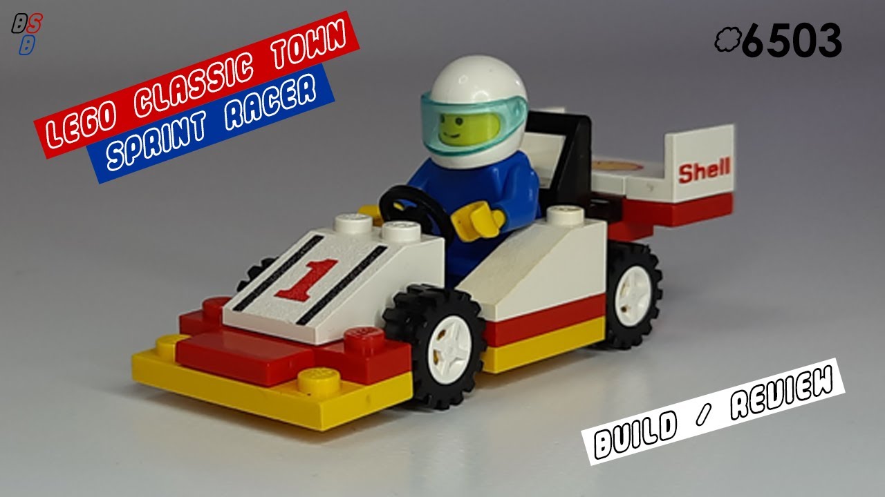 LEGO CLASSIC TOWN 6503 Sprint Racer - Speed Build - Retro 1988