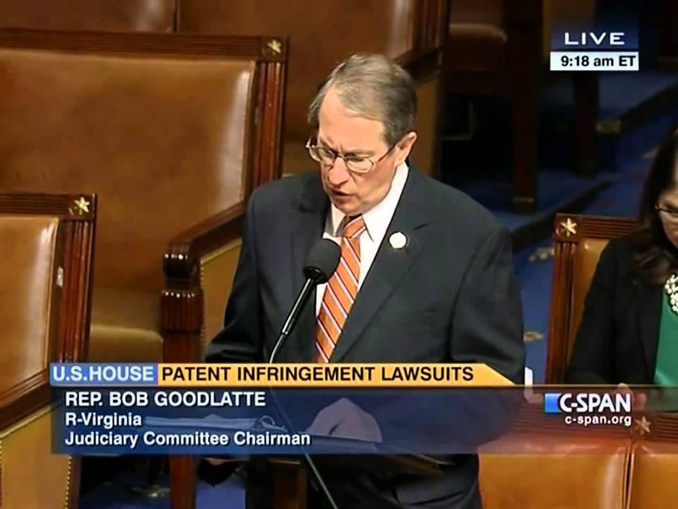 Goodlatte Speaks in Support of The Innovation Act