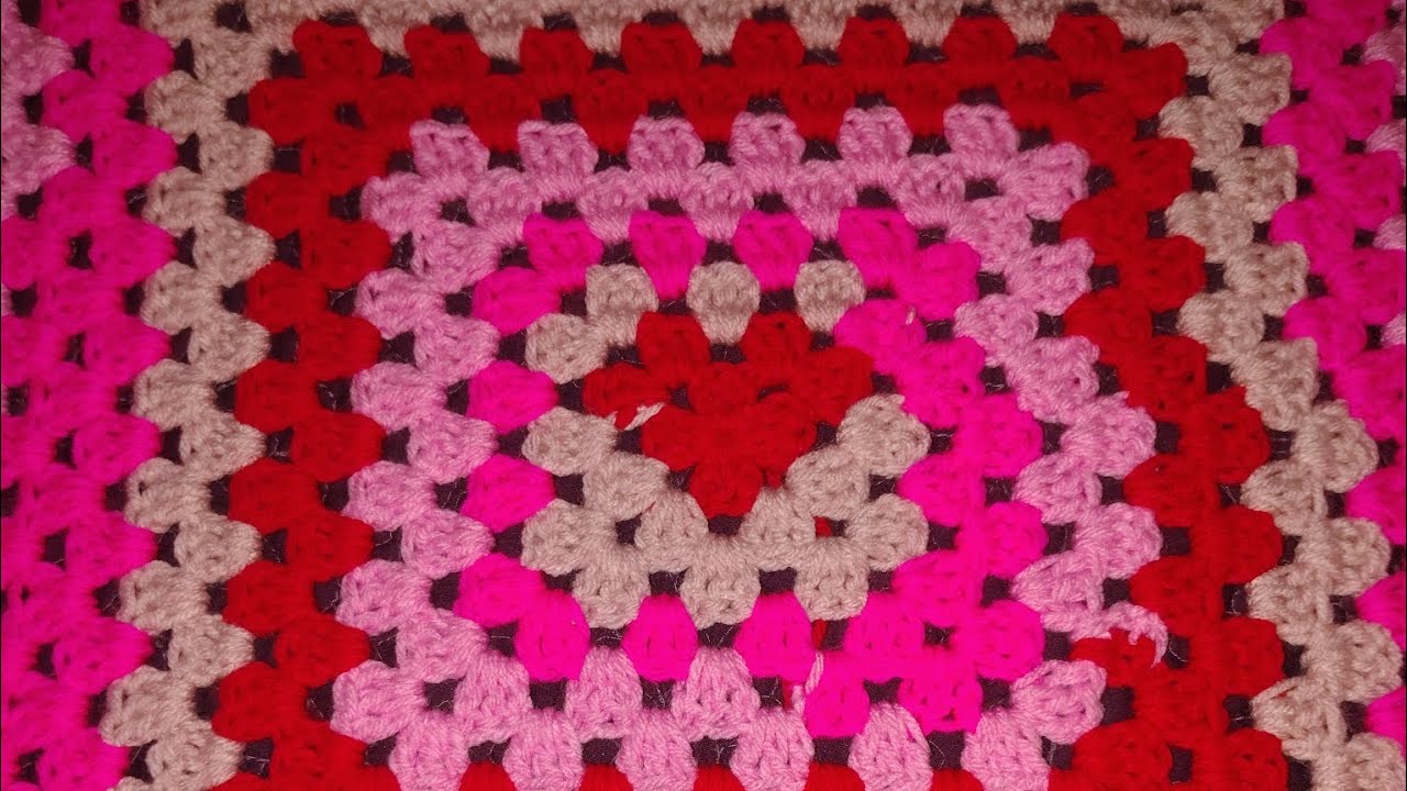 Making Granny Squares for my Cardigan... Not having such a great day but that's ok 