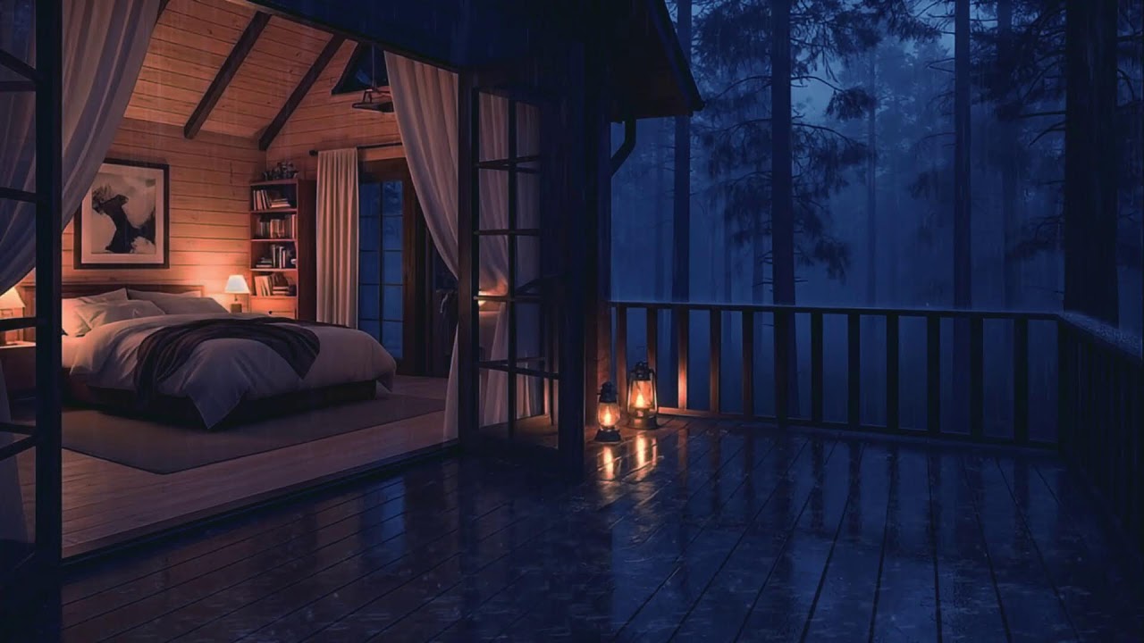 Best Rain in the Forest at Night | Sleep Deeply with Rain Sounds