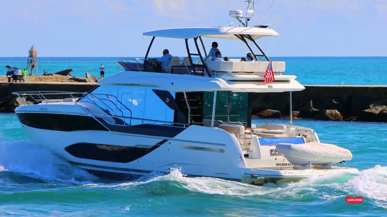 The boat show in Miami  Haulover Inlet and Miami River together