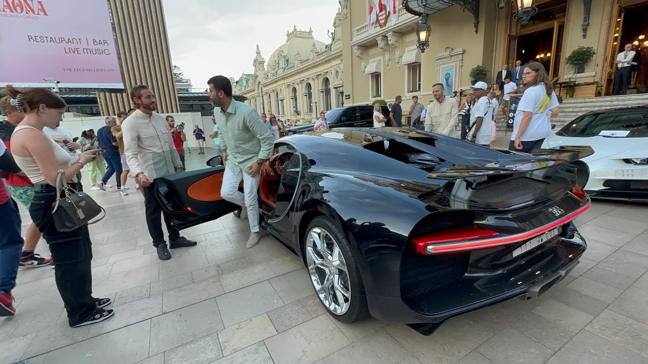 BILLIONAIRES WITH BUGATTI CHIRON IN MONACO #monaco #supercars #billionaires #buggati