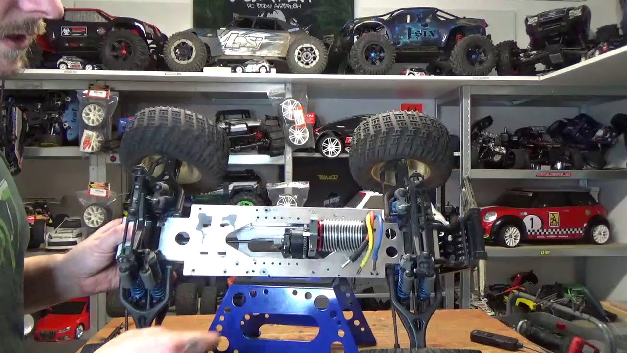 ENGLISH MODIFICATION THUNDER TIGER MT4 team asso mgt TO BRUSHLESS