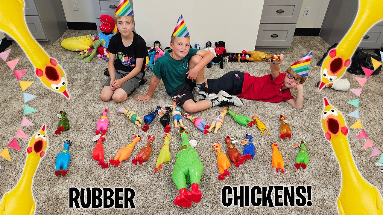 Rubber Chicken Unboxing Party! 🎉