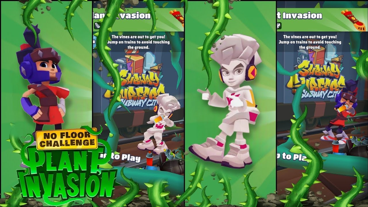Subway Surfers Plant Invasion – NO FLOOR Challenge in Rome 2026
