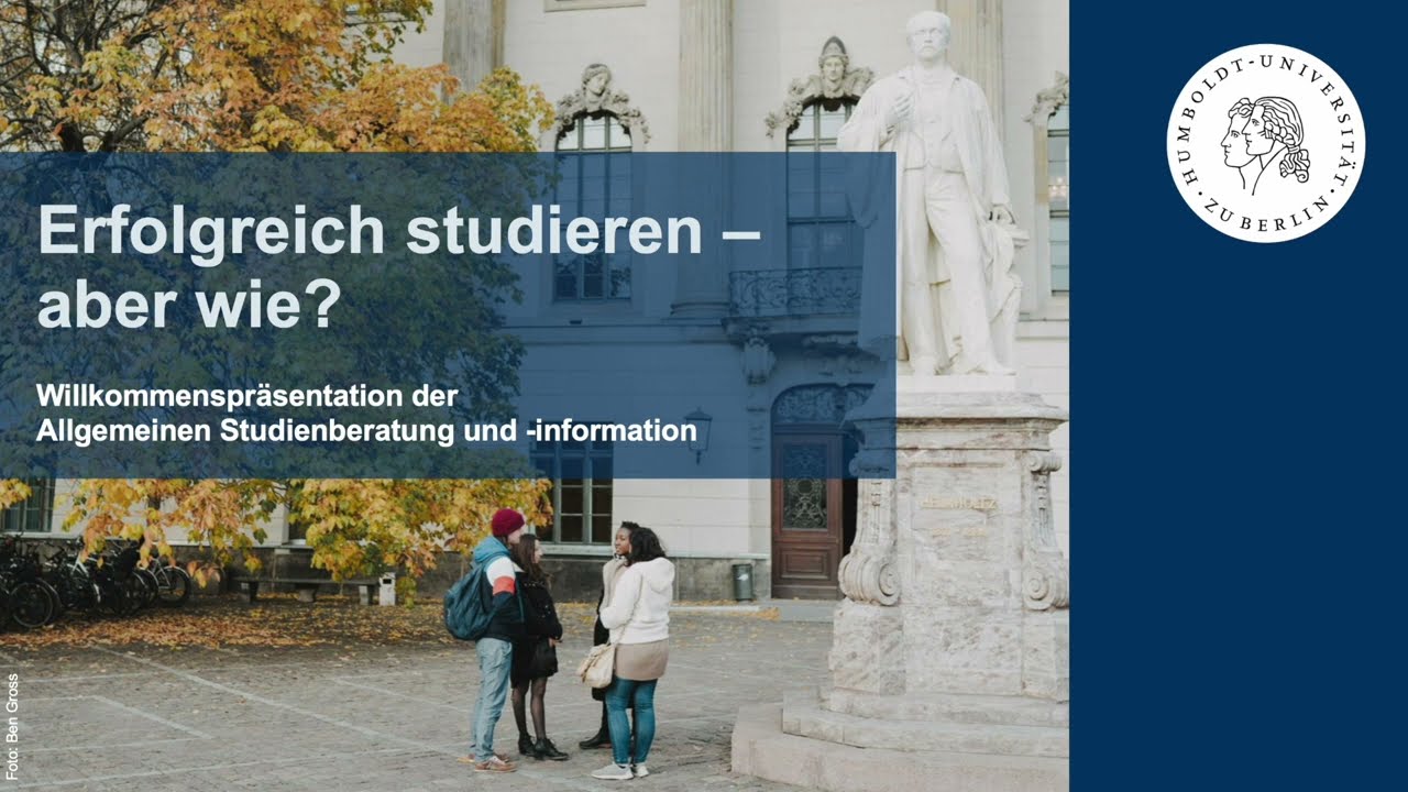 Erfolgreich studieren &ndash; aber wie? | Allgemeine Studienberatung