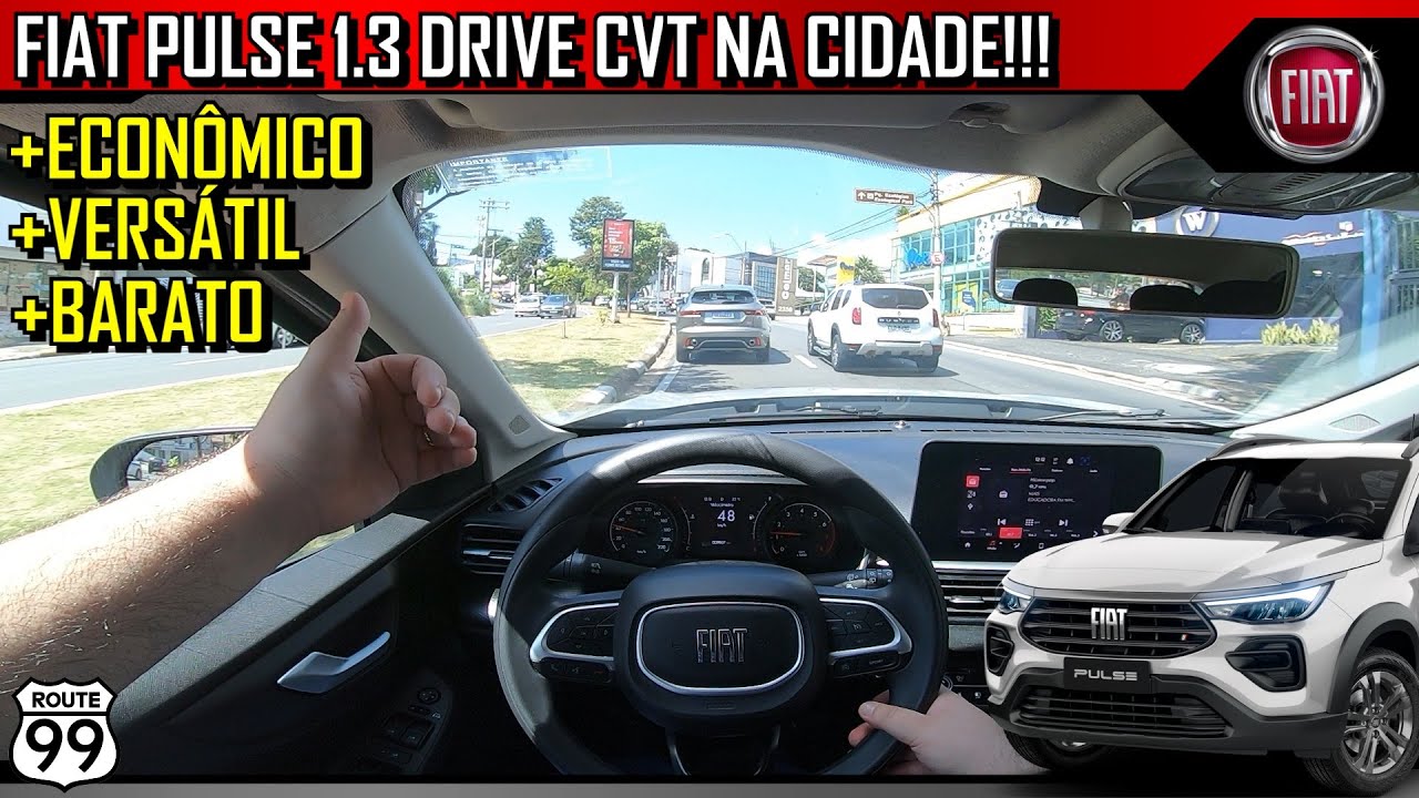 COMO É NA CIDADE O FIAT PULSE 1.3? VAMOS TE MOSTRAR!!! | CANAL ROUTE 99