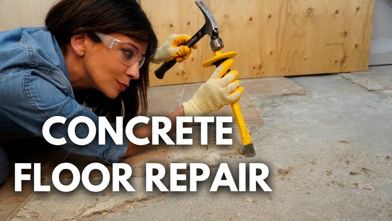 How To Patch a Hole in a Concrete Floor in 4 Steps!