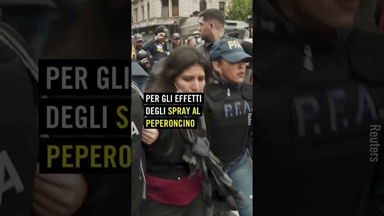 Le proteste dei pensionati in Argentina