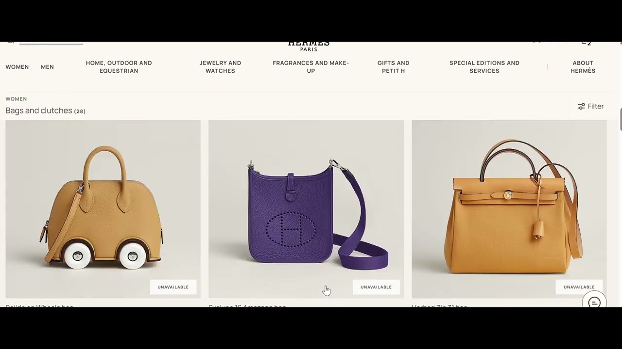 Hermes BAG DROP | Online US | January 7, 2026 - 24/24 21 bag available!