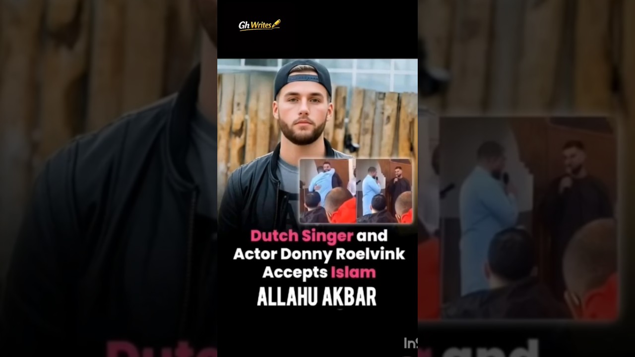Dutch Actor Donny Roelvink Converts to Islam 🕌 | Shahada in 2025