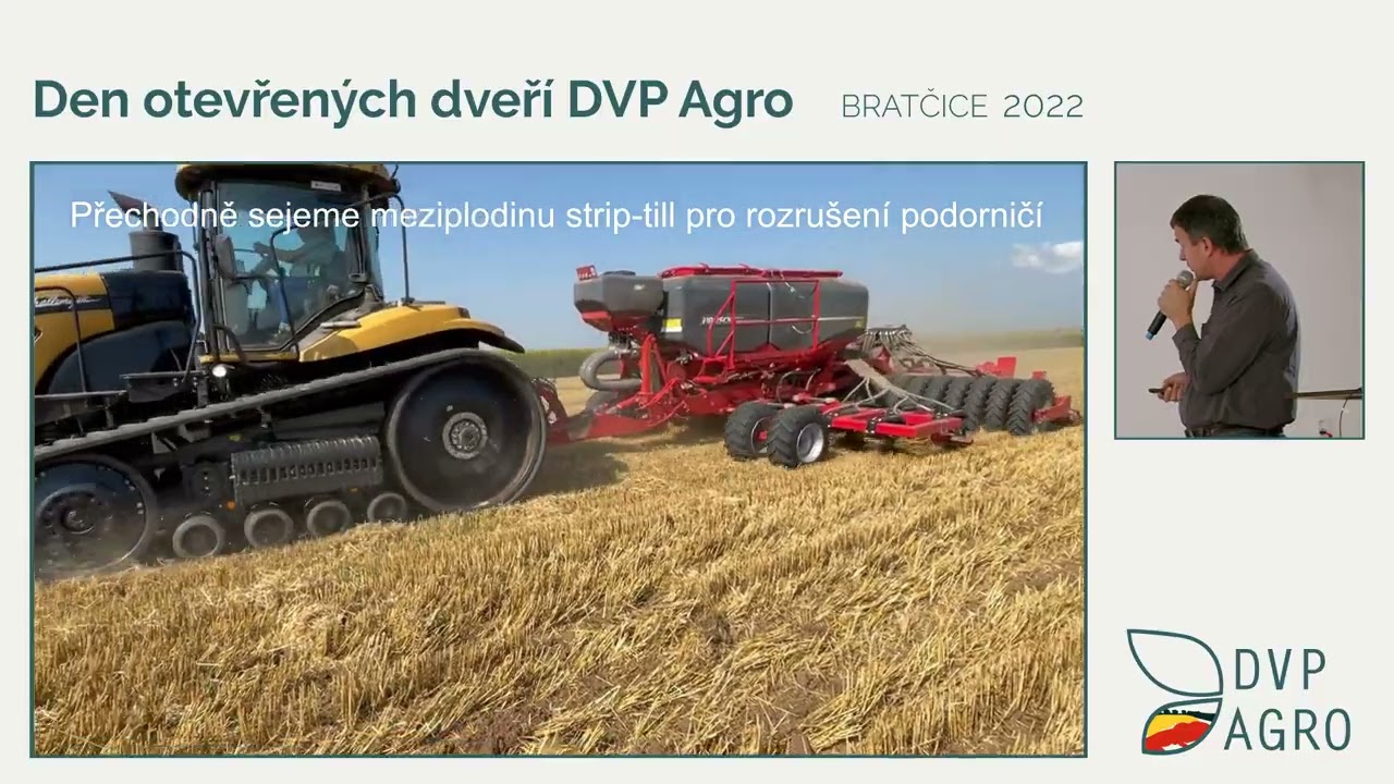Rostislav Mátl - Přímé setí do vzrostlých meziplodin - Den otevřených dveří