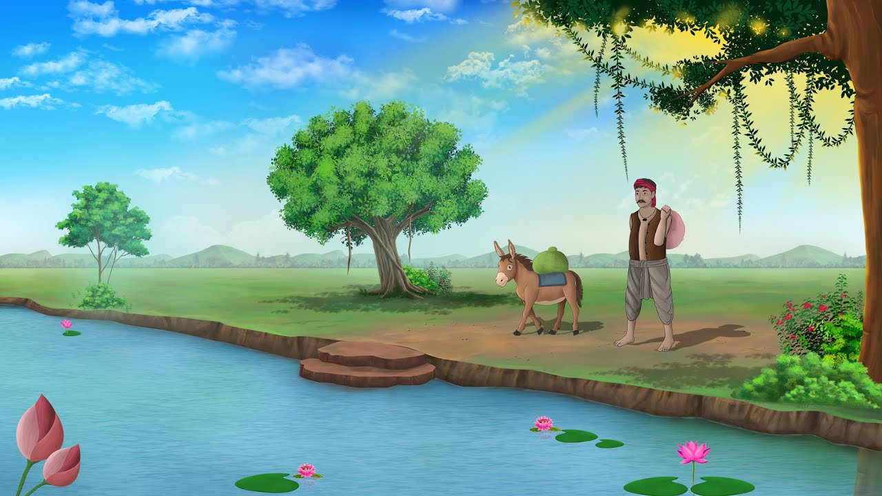 विचित्र अँगूठी और गधे का रहस्य | Vichitra Anguthi | cartoon | moral story | Hindi Kahani