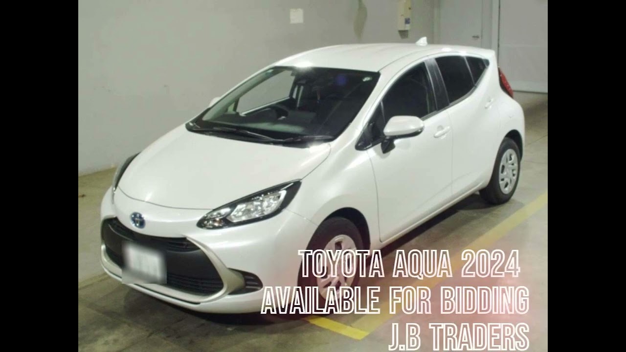 🚗 2024 TOYOTA AQUA G E-FOUR 4WD &ndash; Like New Condition📅 Auction Date: 07.08.2025 &ndash; TAA Hokkaido