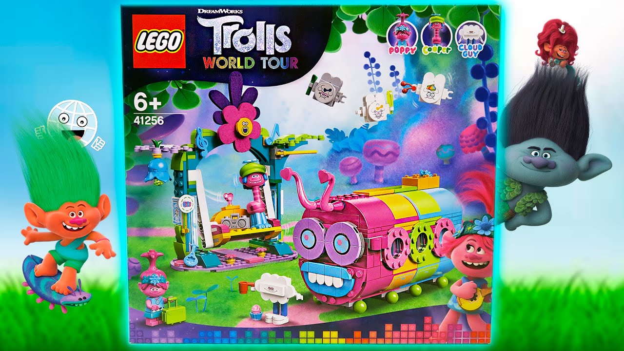 Купил эксклюзивный Радужный автобус троллей Мировой Тур 2020 LEGO Trolls 41256