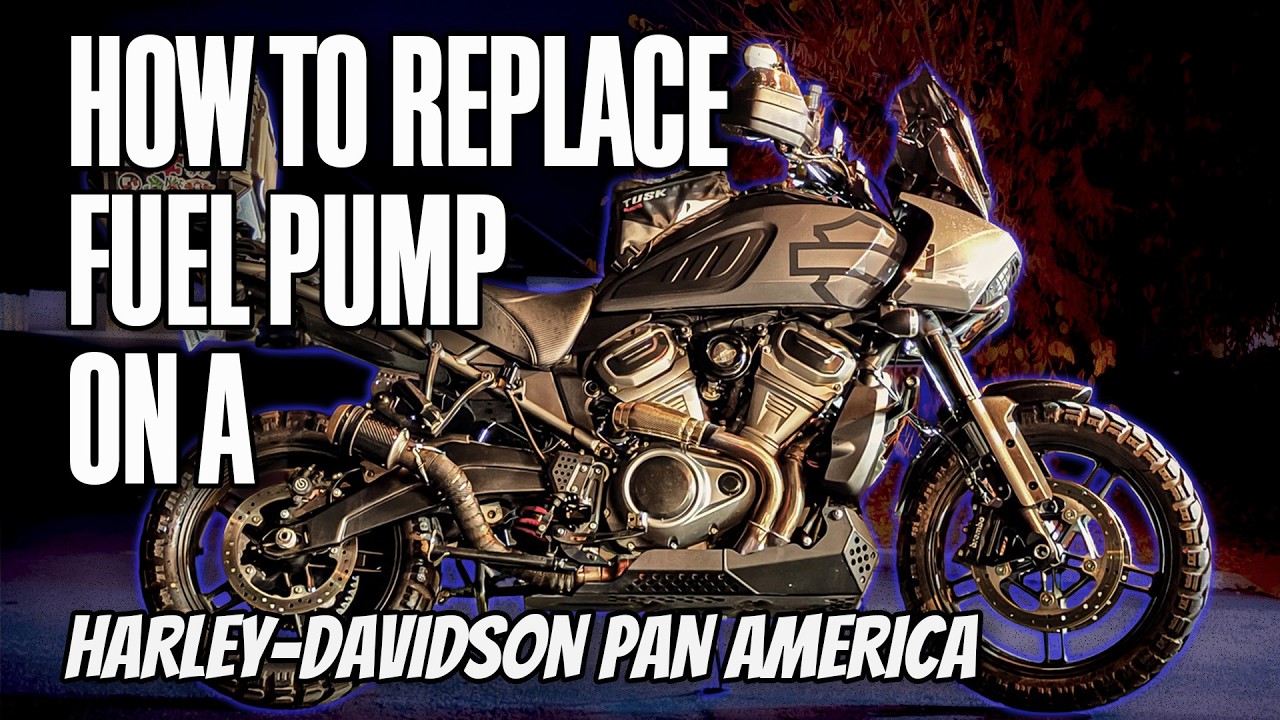 Как заменить топливный насос на мотоцикле Harley-Davidson Pan America