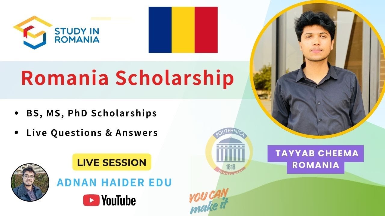 Scholarship in Romania 🇷🇴 | Deadlines, Documents, Visa Appointment & Embassy Interview  BS, MS, PhD